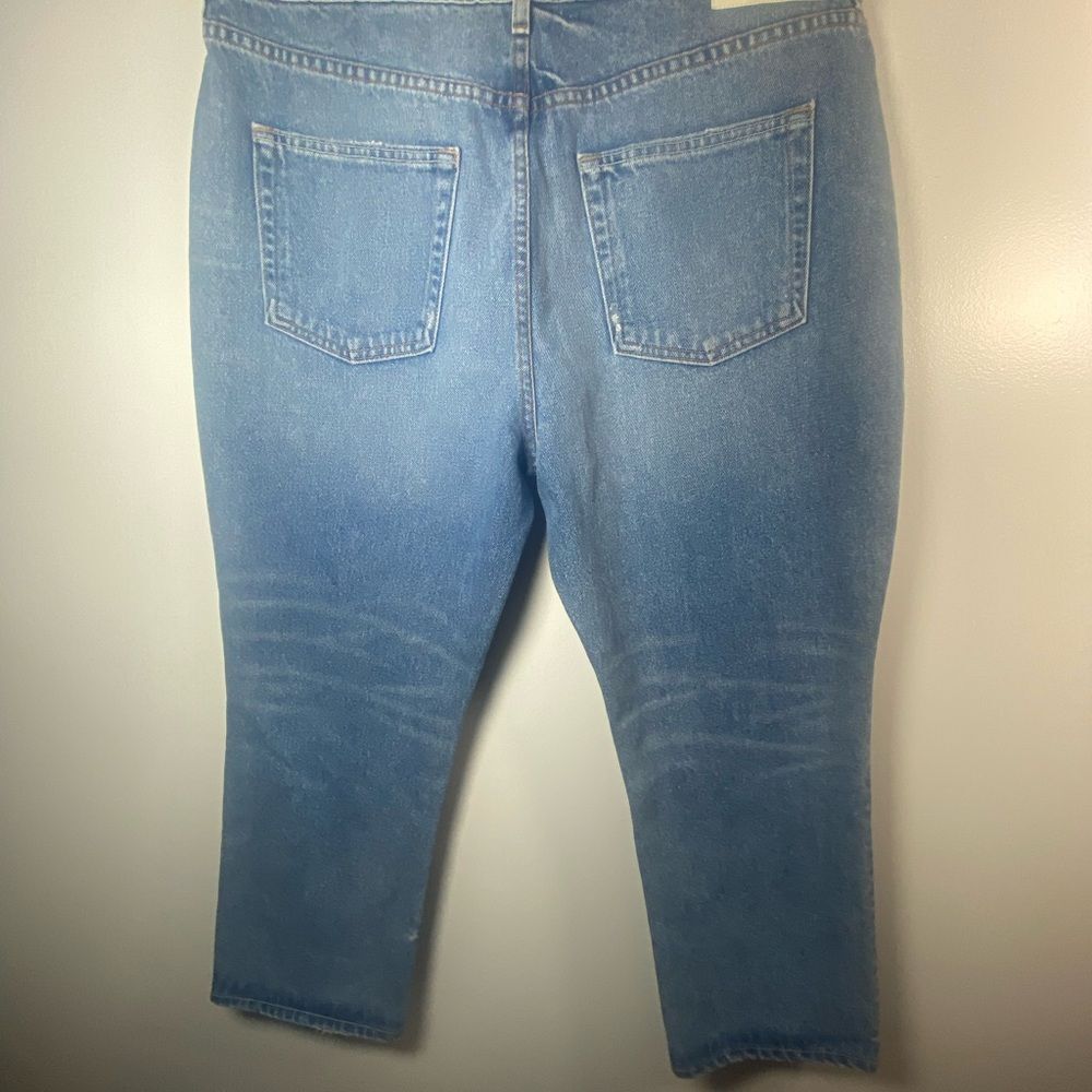 GRLFRND Light Blue Distressed Relaxed Jeans - Picture 6 of 7